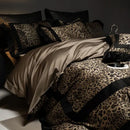 GobekUsa Leopard Print Luxury Bedding Set - Queen/King Size Duvet Cover, Sheet, Pillowcases