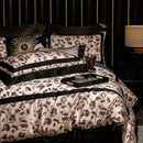 GobekUsa Leopard Print Luxury Bedding Set Queen King Size Duvet Cover Sheet Pillowcases