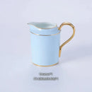 GobekUsa Bone China Coffee Set Tea Luxury Porcelain Set with Teapot and Cups
