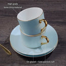 GobekUsa Bone China Coffee Set Tea Luxury Porcelain Set with Teapot and Cups