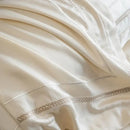 GobekUsa Light Champagne Luxury Embroidery Bedding Set with 1000TC Egyptian Cotton - 4Pcs