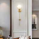 GobekUsa Marble & Copper Wall Lamp for TV Background, Restaurants, Bedroom - Luxury Decor