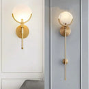 GobekUsa Marble & Copper Wall Lamp for TV Background, Restaurants, Bedroom - Luxury Decor