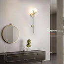 GobekUsa Marble & Copper Wall Lamp for TV Background, Restaurants, Bedroom - Luxury Decor