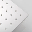 GobekUsa 20 Inch Square Stainless Steel Rainfall Shower Head - Luxury Chrome Finish