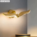 GobekUsa Luxury minimalist creative seagull wall lamp for Bedroom Living room background wall Light