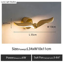 GobekUsa Luxury minimalist creative seagull wall lamp for Bedroom Living room background wall Light