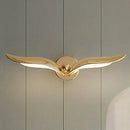 GobekUsa Luxury minimalist creative seagull wall lamp for Bedroom Living room background wall Light