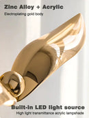 GobekUsa Luxury minimalist creative seagull wall lamp for Bedroom Living room background wall Light