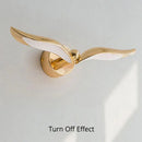 GobekUsa Luxury minimalist creative seagull wall lamp for Bedroom Living room background wall Light
