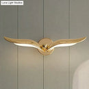 GobekUsa Luxury minimalist creative seagull wall lamp for Bedroom Living room background wall Light