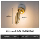 GobekUsa Luxury minimalist creative seagull wall lamp for Bedroom Living room background wall Light