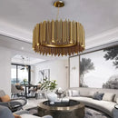 GobekUsa Maddison - Luxury Modern Round Gold Chandelier For Living Room