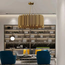 GobekUsa Maddison - Luxury Modern Round Gold Chandelier For Living Room