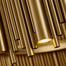 GobekUsa Maddison - Luxury Modern Round Gold Chandelier For Living Room