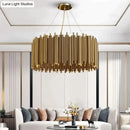 GobekUsa Maddison - Luxury Modern Round Gold Chandelier For Living Room