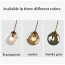 GobekUsa Luxury Nordic LED Chandelier with Glass Shades