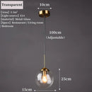 GobekUsa Luxury Nordic LED Chandelier with Glass Shades