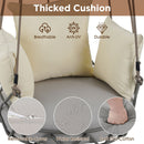 Alora Luxury Outdoor Hanging Basket Porch Swing Chair With UV Resistant Cushions (SAK95678)