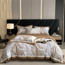 GobekUsa Egyptian Cotton Flower Bedding Set, Luxury 1000TC Duvet Cover, Sheets, Pillowcases