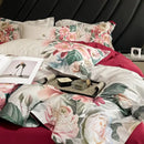 GobekUsa Egyptian Cotton Flower Bedding Set, Luxury 1000TC Duvet Cover, Sheets, Pillowcases