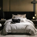 GobekUsa Embroidered Egyptian Cotton Bedding Set - Queen/King, Luxury Bed Sheet & Pillowcases