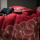 GobekUsa Embroidered Egyptian Cotton Bedding Set - Queen/King, Luxury Bed Sheet & Pillowcases