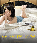 GobekUsa Luxury Silk Bedding Set with Sheets, Queen & King Sizes