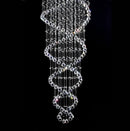 GobekUsa Crystal LED Chandelier for Staircase Stair Luxury Hotel Pendant Lights