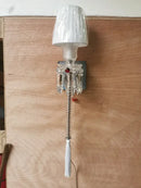 GobekUsa Crystal Wall Lamp: European Style Luxury Mirror Headlight for Bedroom, Living Room & Dining Room