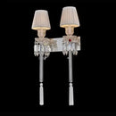 GobekUsa Crystal Wall Lamp: European Style Luxury Mirror Headlight for Bedroom, Living Room & Dining Room