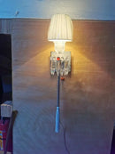 GobekUsa Crystal Wall Lamp: European Style Luxury Mirror Headlight for Bedroom, Living Room & Dining Room