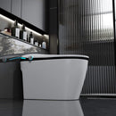 Luxury Smart Toilet With Built-In Auto Open And Close Bidet Seat, Foot Sensor, LED Display And Night Light (SAK31256)