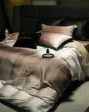 GobekUsa Light Luxury Lyocell Cotton Bedding Set: Soft Silky Sleep Naked Duvet, Sheet & Pillowcases