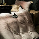 GobekUsa Light Luxury Lyocell Cotton Bedding Set: Soft Silky Sleep Naked Duvet, Sheet & Pillowcases