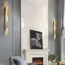 GobekUsa Crystal Gold Wall Lamp Dimmable Steel Sconces Luxury Indoor Light Fixture