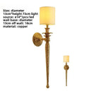 GobekUsa Copper Wall Lamp for Luxury Living Room TV Background, Bedroom, Staircase LED Lighting