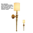 GobekUsa Copper Wall Lamp for Luxury Living Room TV Background, Bedroom, Staircase LED Lighting