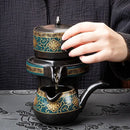 GobekUsa Ceramic Kung Fu Tea Set with Custom Logo - Luxury Teaware Gift