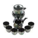 GobekUsa Ceramic Kung Fu Tea Set with Custom Logo - Luxury Teaware Gift