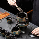 GobekUsa Ceramic Kung Fu Tea Set with Custom Logo - Luxury Teaware Gift