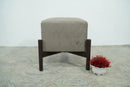 Luxury Velvet Handmade Slate Wooden Stool by The Rug Decor