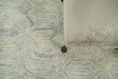 Luxury Velvet Handmade Slate Wooden Stool by The Rug Decor