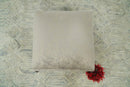 Luxury Velvet Handmade Slate Wooden Stool by The Rug Decor