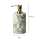 GobekUsa Emerald Marble Bathroom Set Luxury Accessories Vanity Tray & Reed Diffuser