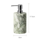 GobekUsa Emerald Marble Bathroom Set Luxury Accessories Vanity Tray & Reed Diffuser