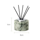GobekUsa Emerald Marble Bathroom Set Luxury Accessories Vanity Tray & Reed Diffuser