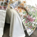 GobekUsa Egyptian Cotton Flowers Embroidery Luxury Bedding Set - Queen King Size