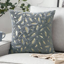 Luxury white & gold fur cushion cover bedroom pillow case by Decorbites