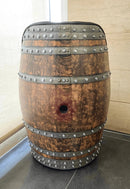 Luxury Whiskey & Wine Barrel Captain Chair with Hidden Safe (October Pre-Order)